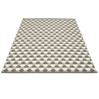 Dana Kunststoffteppich 180x275 warm grau  Pappelina
